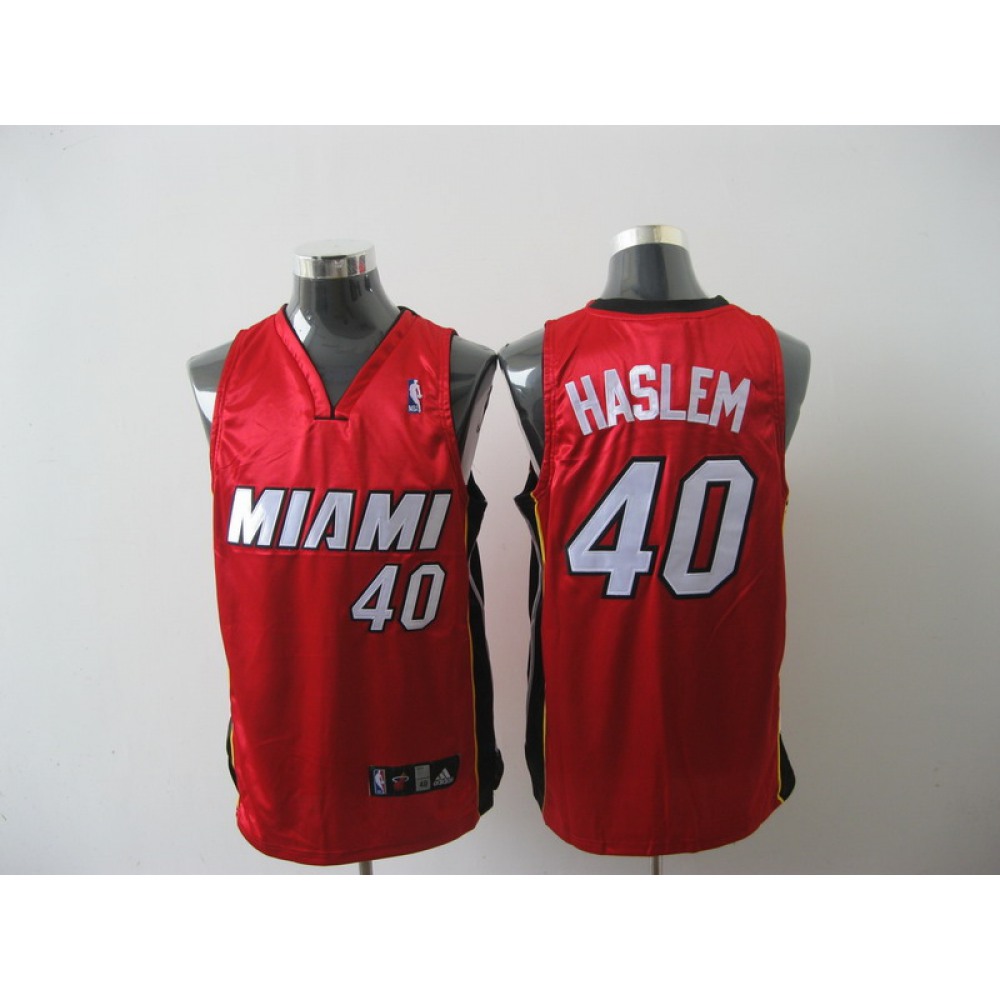 Performance Modern Men's MIA #40 Udonis Red Basketball Jersey