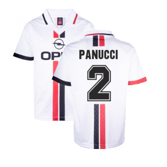Outstanding Ac Milan 1996 Away Retro Shirt (panucci 2) - Great Value