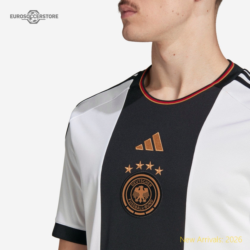 Modern Design Men Official Ger Football Star Home Jersey 2022