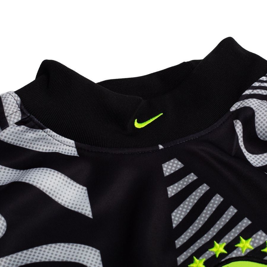 Brazil Goalkeeper Shirt Hollywood Goalkeepers Jet Black/pure White/vo