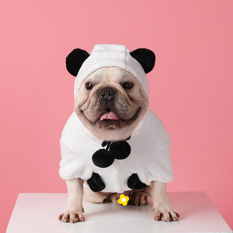 Panda - Trendy French Bulldog Winter Hoodie (wj10) Everyday Use