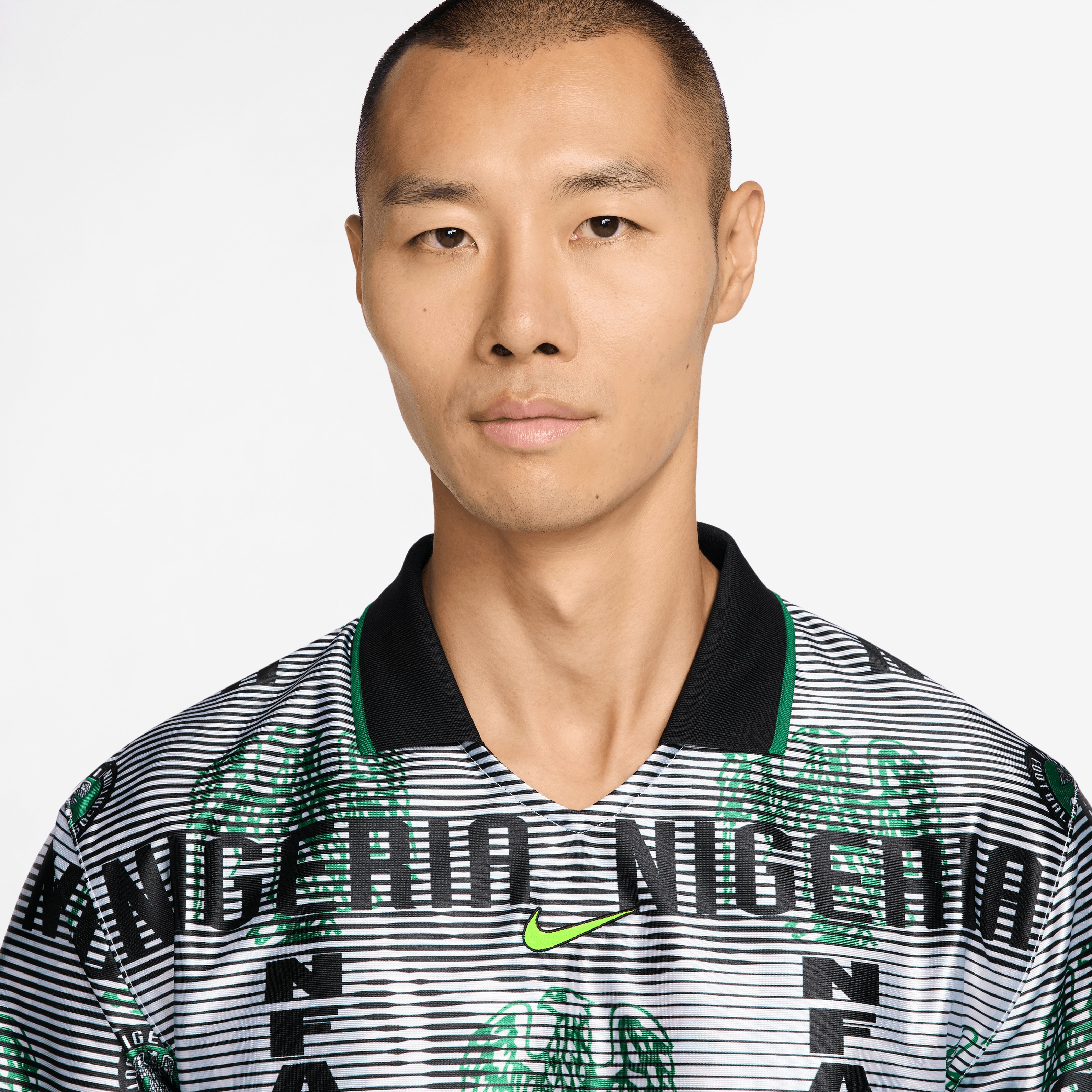 [LK] Nigeria National Team Dri-FIT Energy Lifestyle Jersey - White