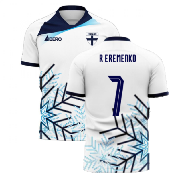Finland 2025 Match Worn Style Finland Home Player Jersey 2025-2026