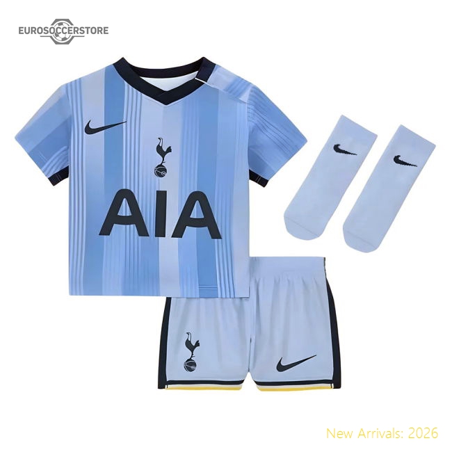 Authentic 2024-2025 Tottenham Hotspur Away Baby Kit - Premium Quality