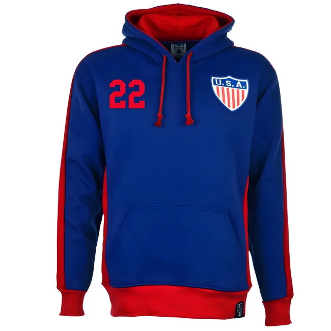 Premium-Quality Usa Number 22 Retro Hoodie Limited-Edition