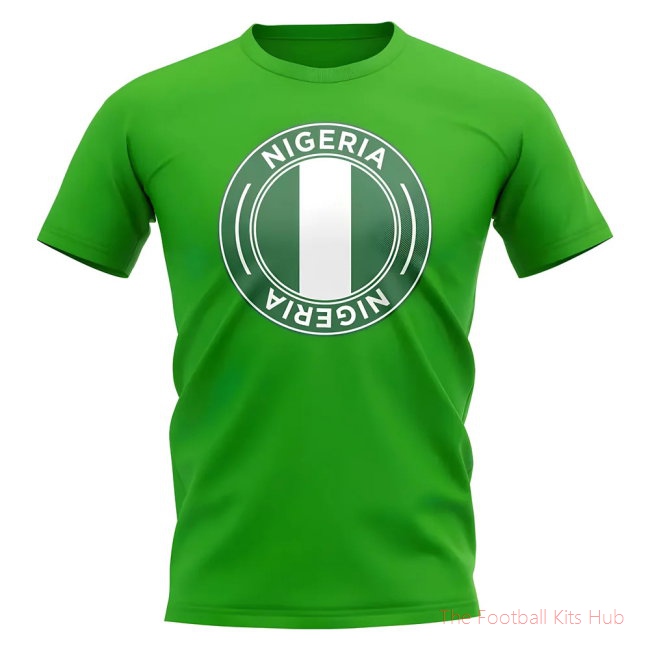 Nigeria Football Badge T-Shirt (Green)
