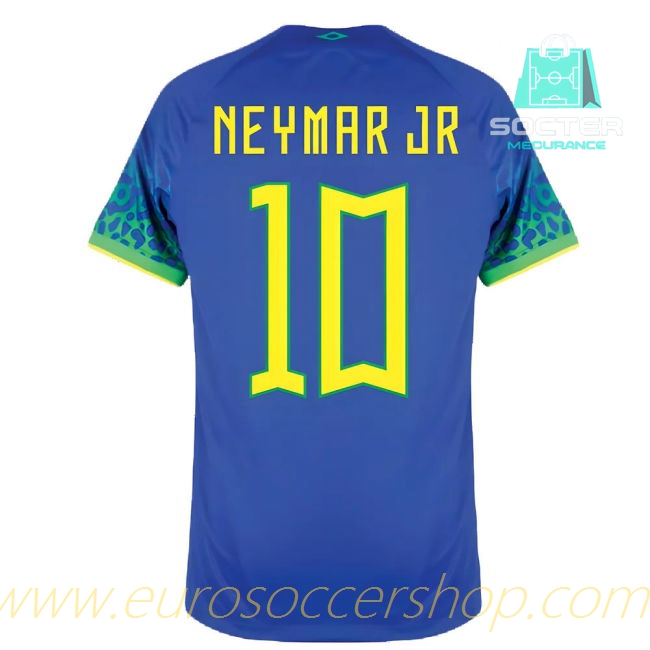 2022-2023 Player Version Brazilian National Team Away Jersey (NEYMAR JR 10)