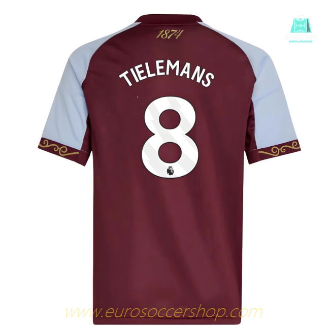 2025-2026 Aston Villa Home Shirt (Kids) (Tielemans 8)