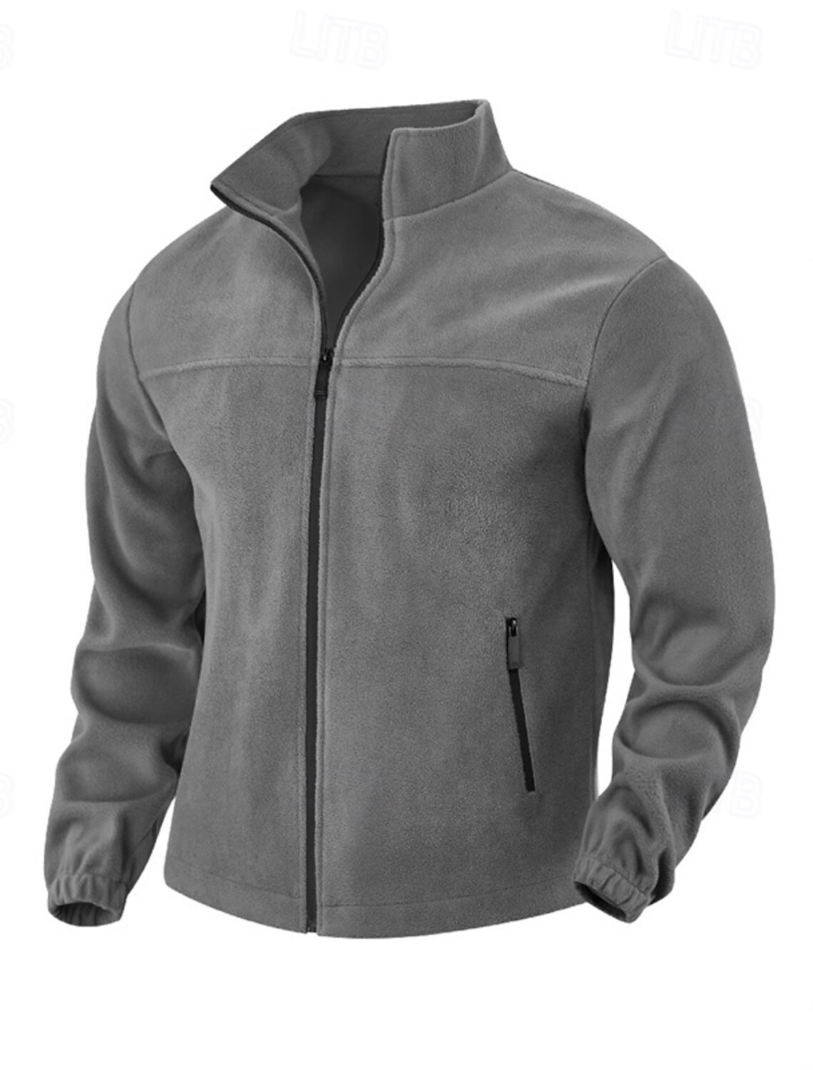 Men's Winter Jacket Fleece Casual Vacation Daily Thermal Warm Pocke #1