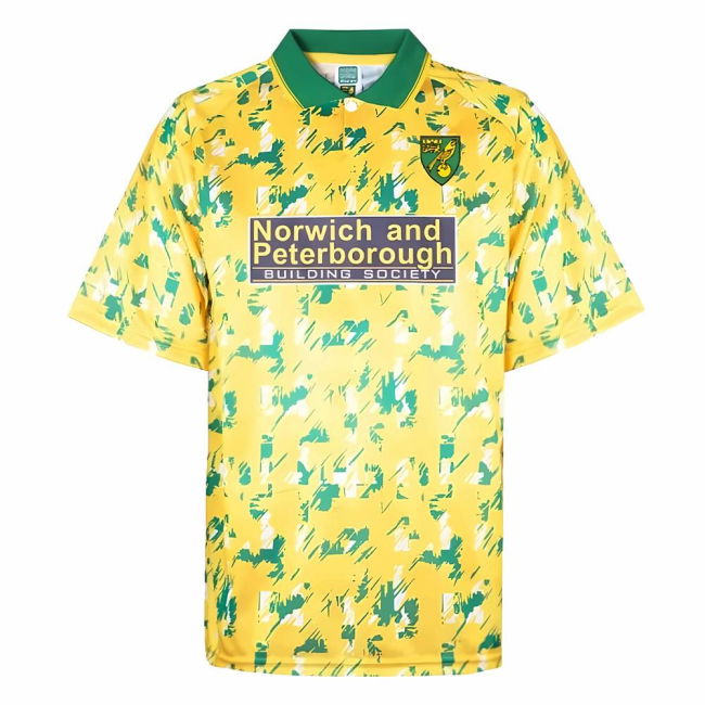 Norwich City 1993 Home Retro Shirt (Your Name)
