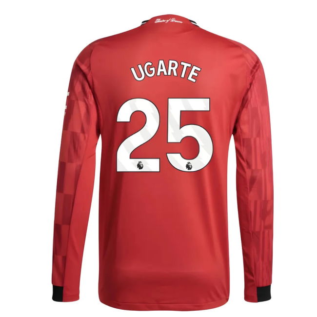 2025-20 Man Utd Home Jersey Ugarte #25 L M S