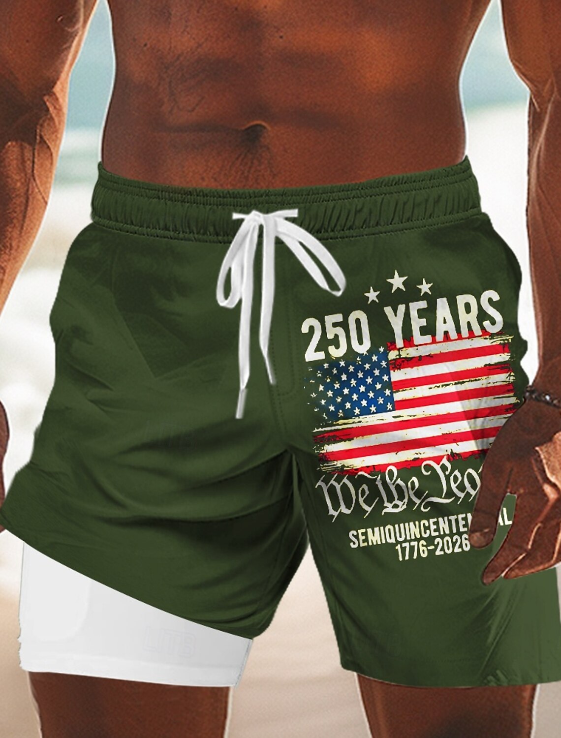 4th of July 2026 250th Memorial Day Men's 3D Print Crew Neck Short Sleeve T-Shirt Daily Street