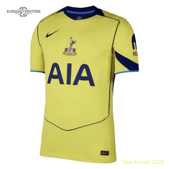 Official 2025-2026 Tottenham Third Shirt - Premium Quality Baby