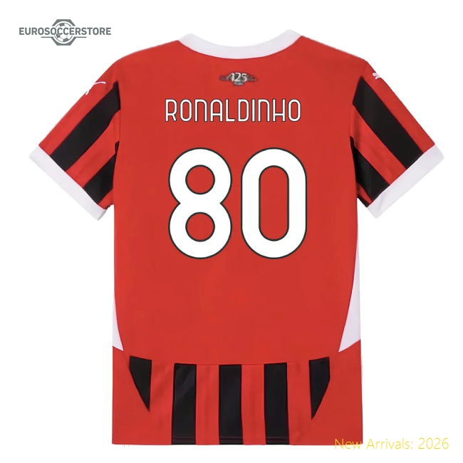 2024-2025 Football Team Kids Comfortable Ronaldinho Performance Fabric