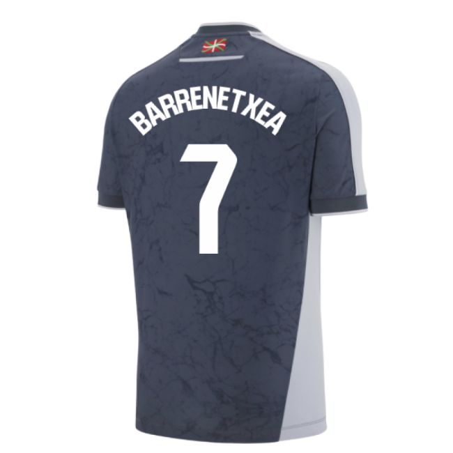 2025-2026 Real Sociedad Away Football Shirt (Barrenetxea 7)