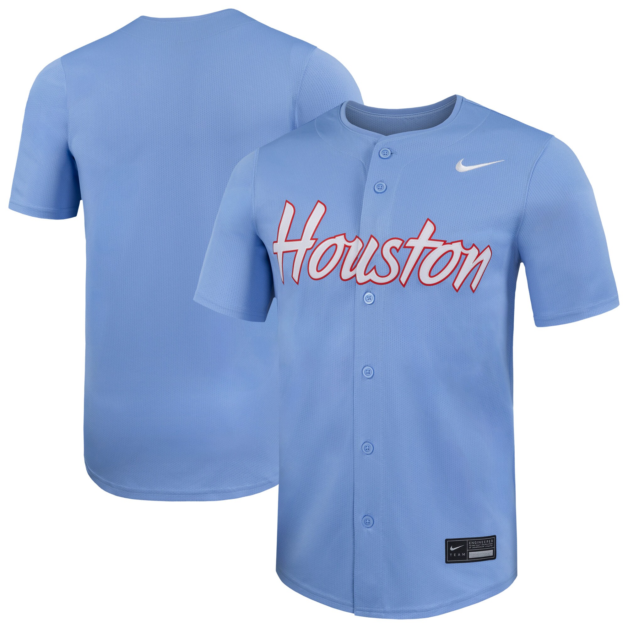 [DDG] Houston Cougars Limited Baseball Jersey - Light Blue