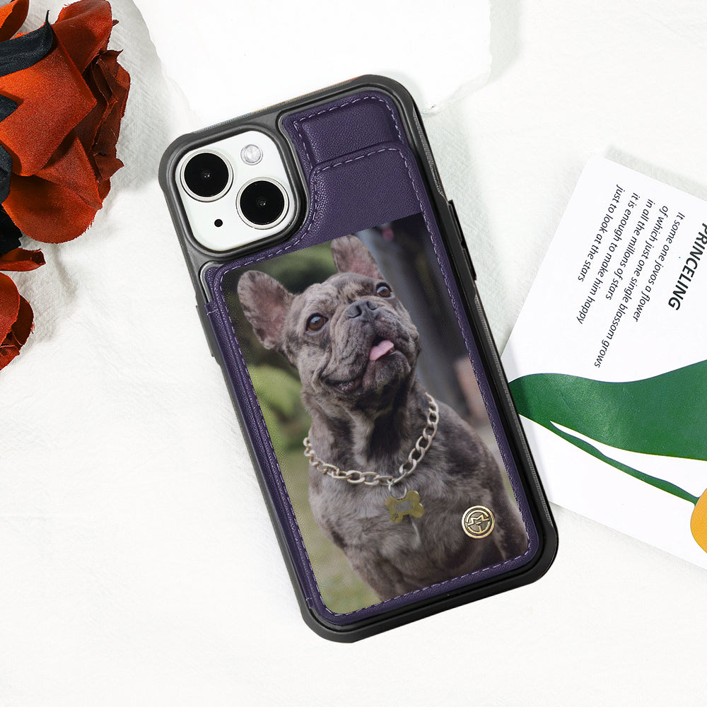 Lula - Personalized Leather Wallet Case for for iPhone & Samsung