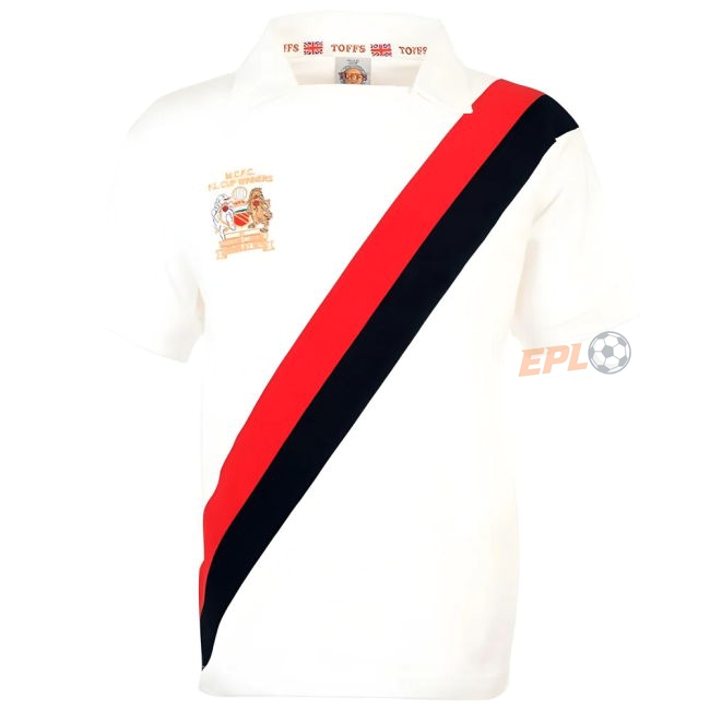 1976 Man City Soccer Jerseys chic Third Football Shirt