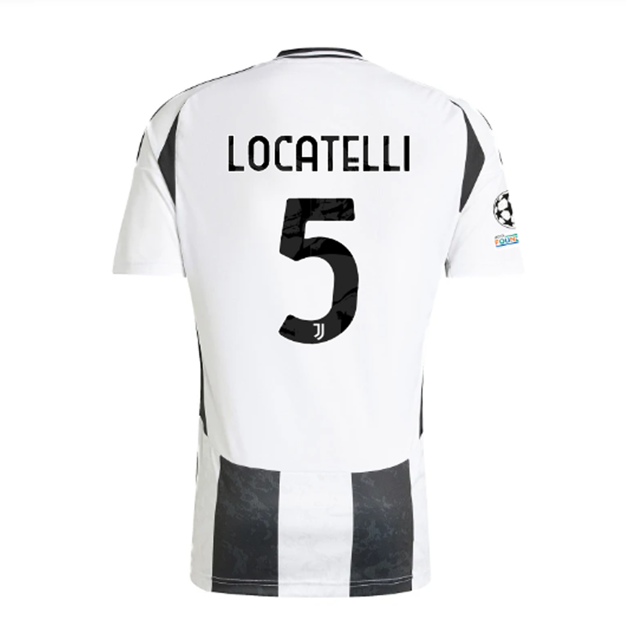 Juventus Locatelli 2024-2025 UCL Home Jersey – Authentic Shirt