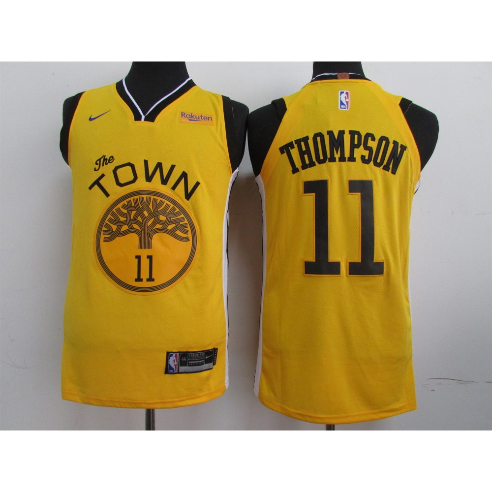 Durable 11 Golden State Warriors Jersey Yellow - - Fan Favorite