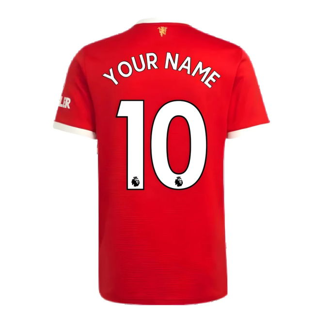 Man Utd 2021-2022 Home Top (Your Name)