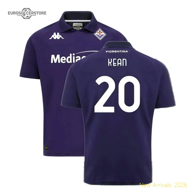 Best-Selling Authentic 2024-2025 Fiorentina Home Shirt (Kean 20)