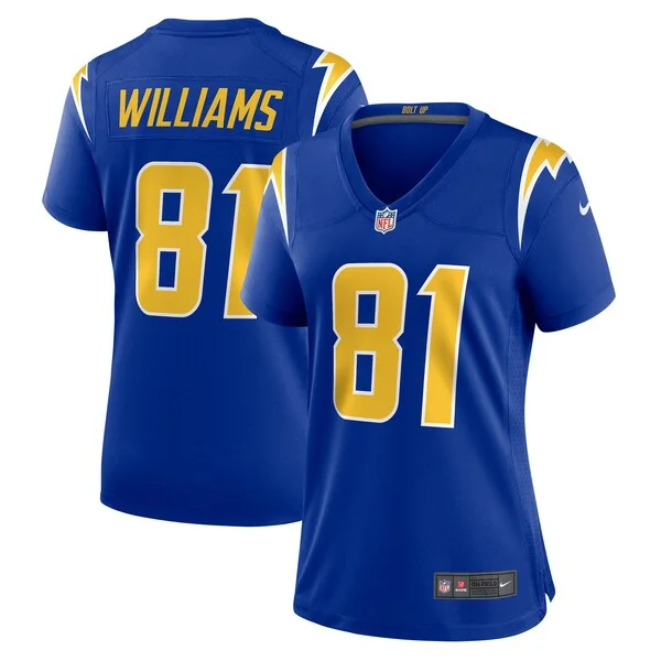 None Mike Williams Game Jersey - Royal | NFL Player Jersey | NFL Footb