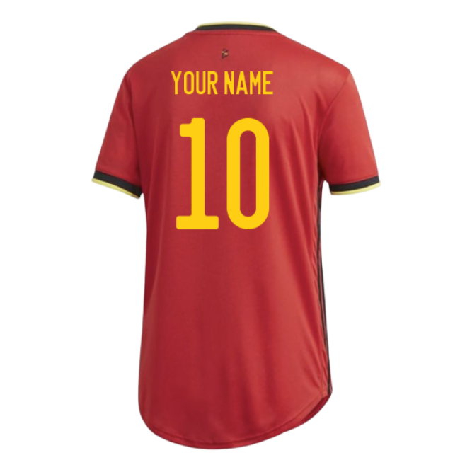 Premium 2020-2021 Belgium Home Your Name With Modern Design