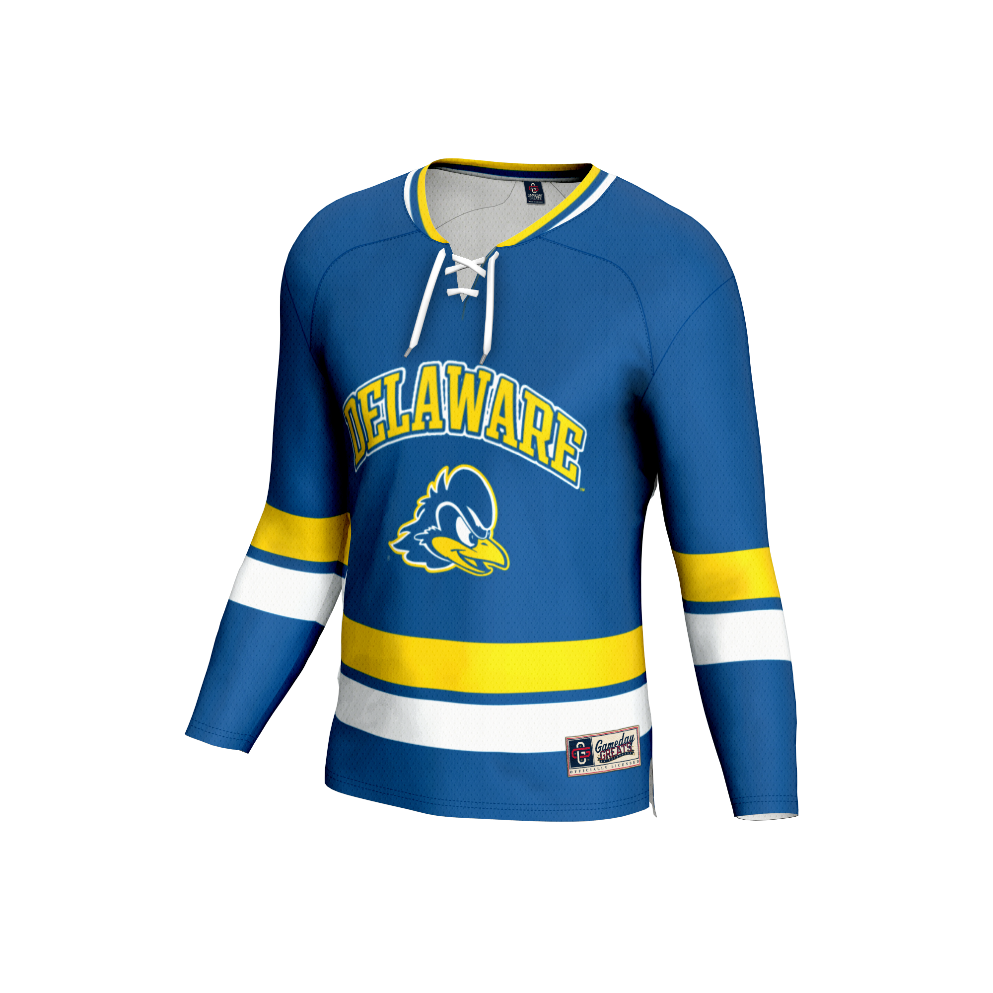 [DDG] Delaware Fightin' Blue Hens Youth Lightweight Women's Hockey Team Fashion Jersey - Royal
