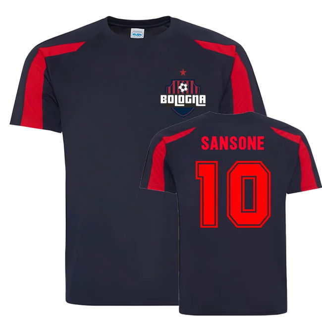 Bologna Training Jersey (Navy) Durable Stitching Reinforced Seams