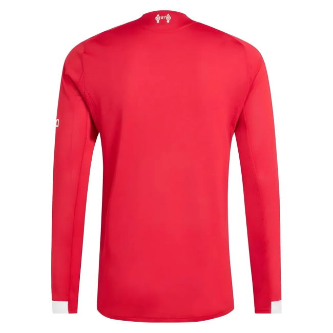 2025-2026 Liverpool Authentic Long Sleeve Home Shirt