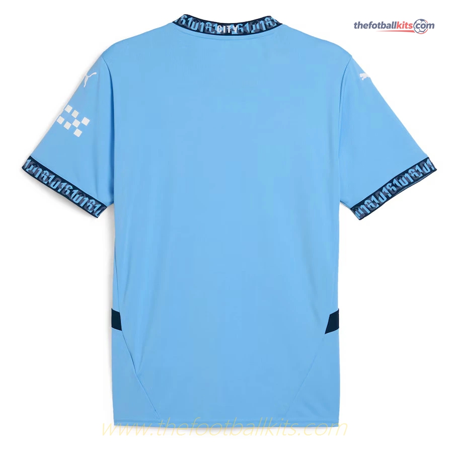Fan Edition Manchester City Home Soccer Football Shirt 2024-2025 Collection