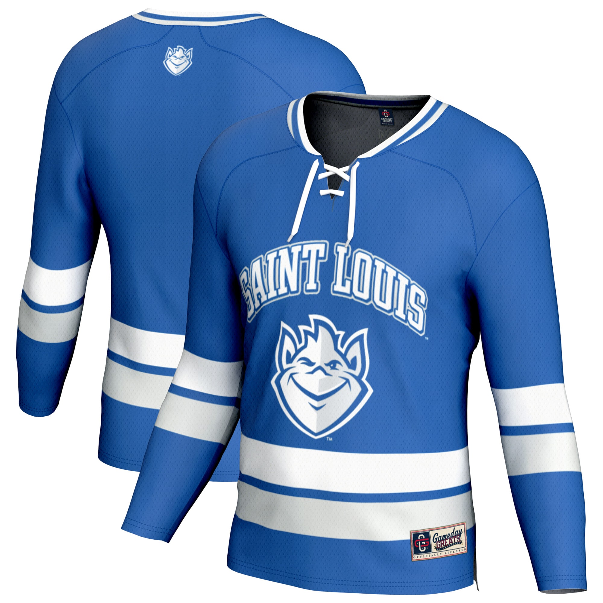 [NJP] Saint Louis Billikens GameDay Greats Spirit Hockey Jersey - Blue