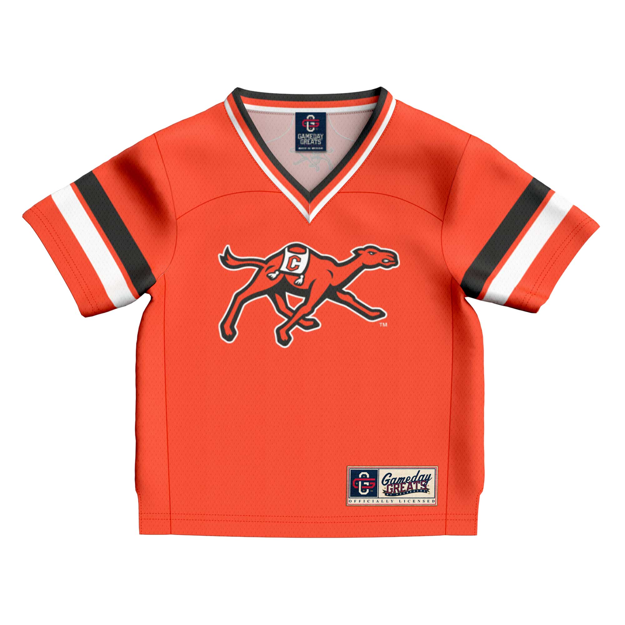 #1 Campbell Fighting Camels GameDay Greats Infant Collegiate Football Fashion Jersey - Orange