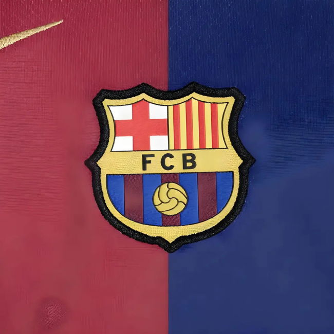 Top Grade 2024-2025 Barcelona Home With Classic Design - True To Size
