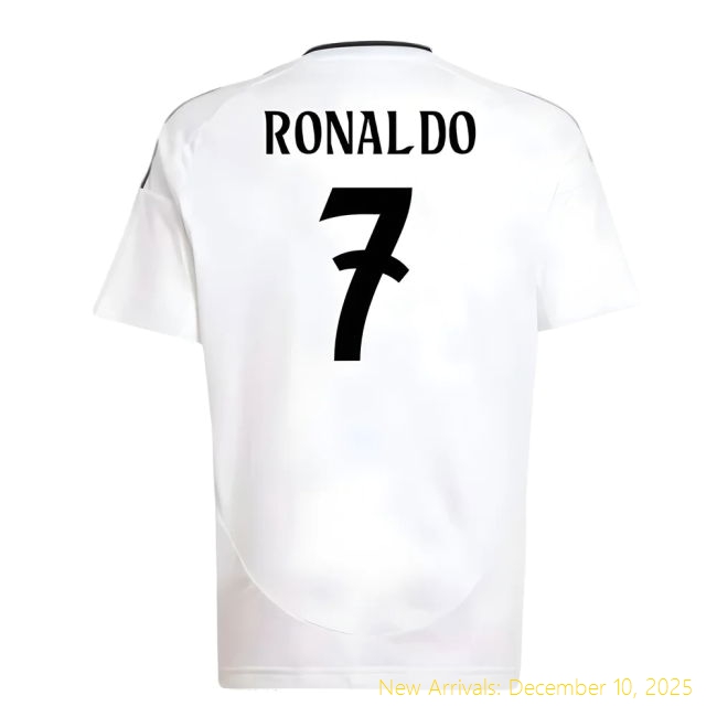 2024-2025 Real Madrid Home Shirt - High Quality Game Day (Ronaldo 7)...