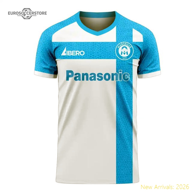Top-Quality Marseille 2025-2026 Home Concept Football Kit (Libero) (Payet