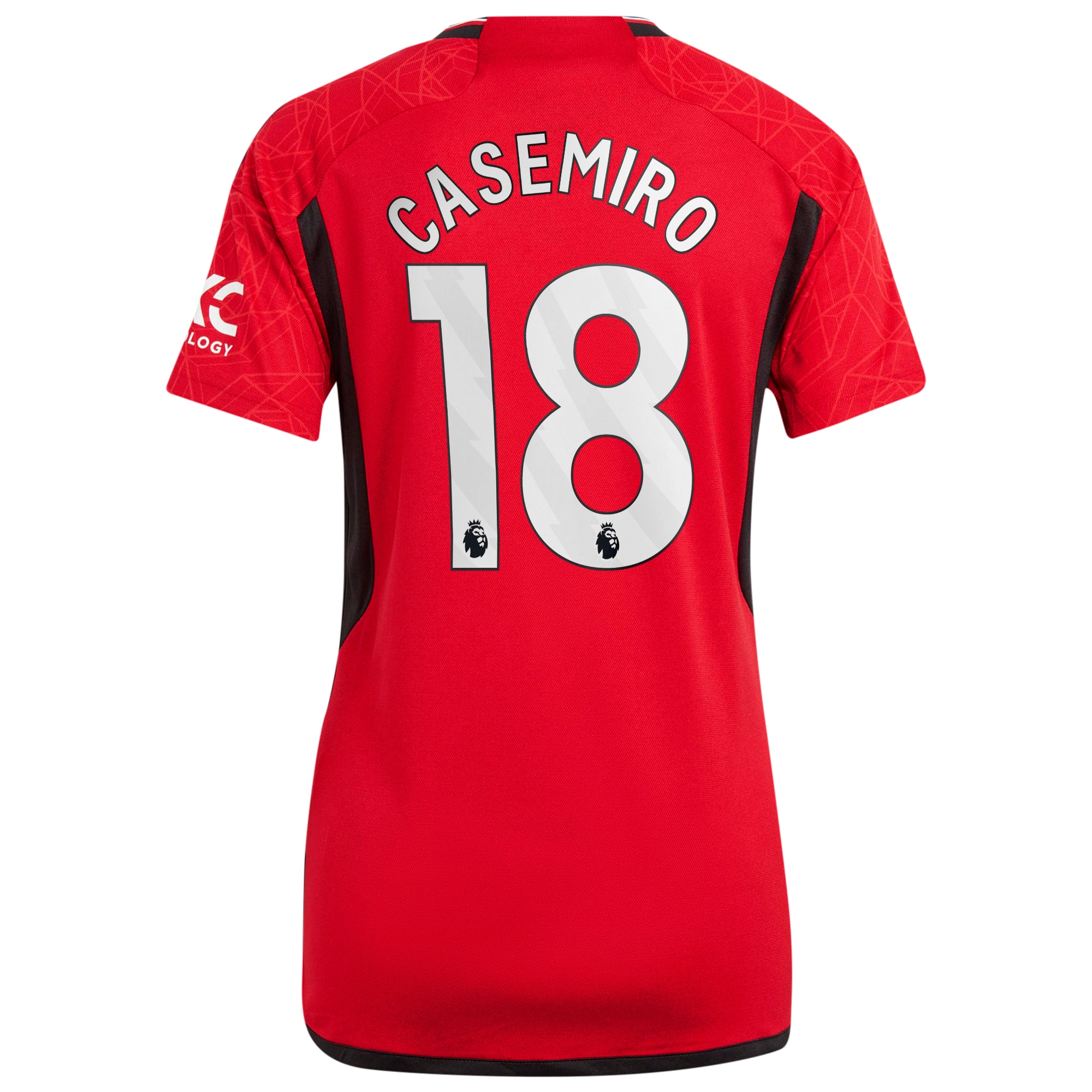 [SJH] Casemiro Manchester United Women's 2023/24 Home Replica Player Jersey - Red
