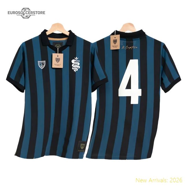 Genuine Inter Javier Zanetti Tribute Capitano 4 Football Shirt