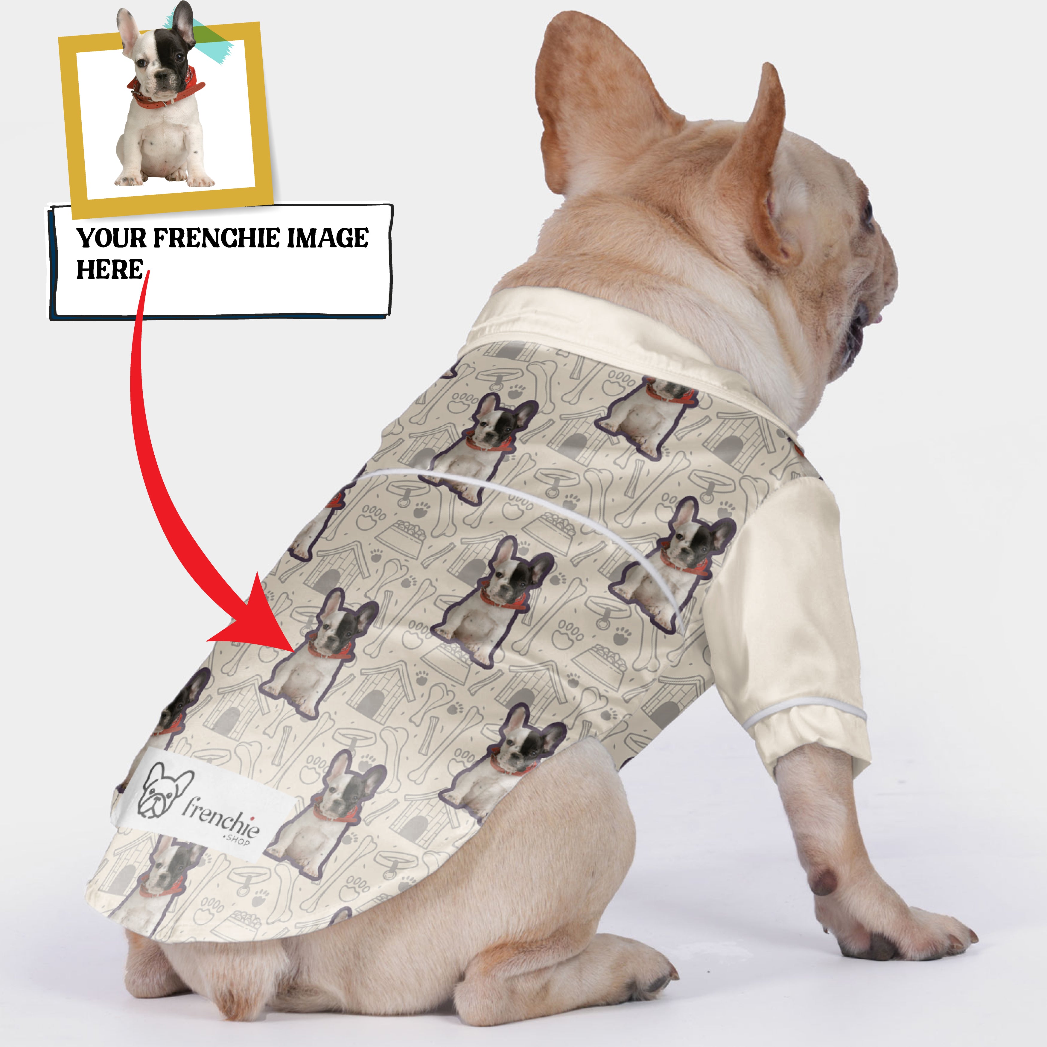 French Bulldog French Bulldog Pajamas Designed With Your Frenchie's