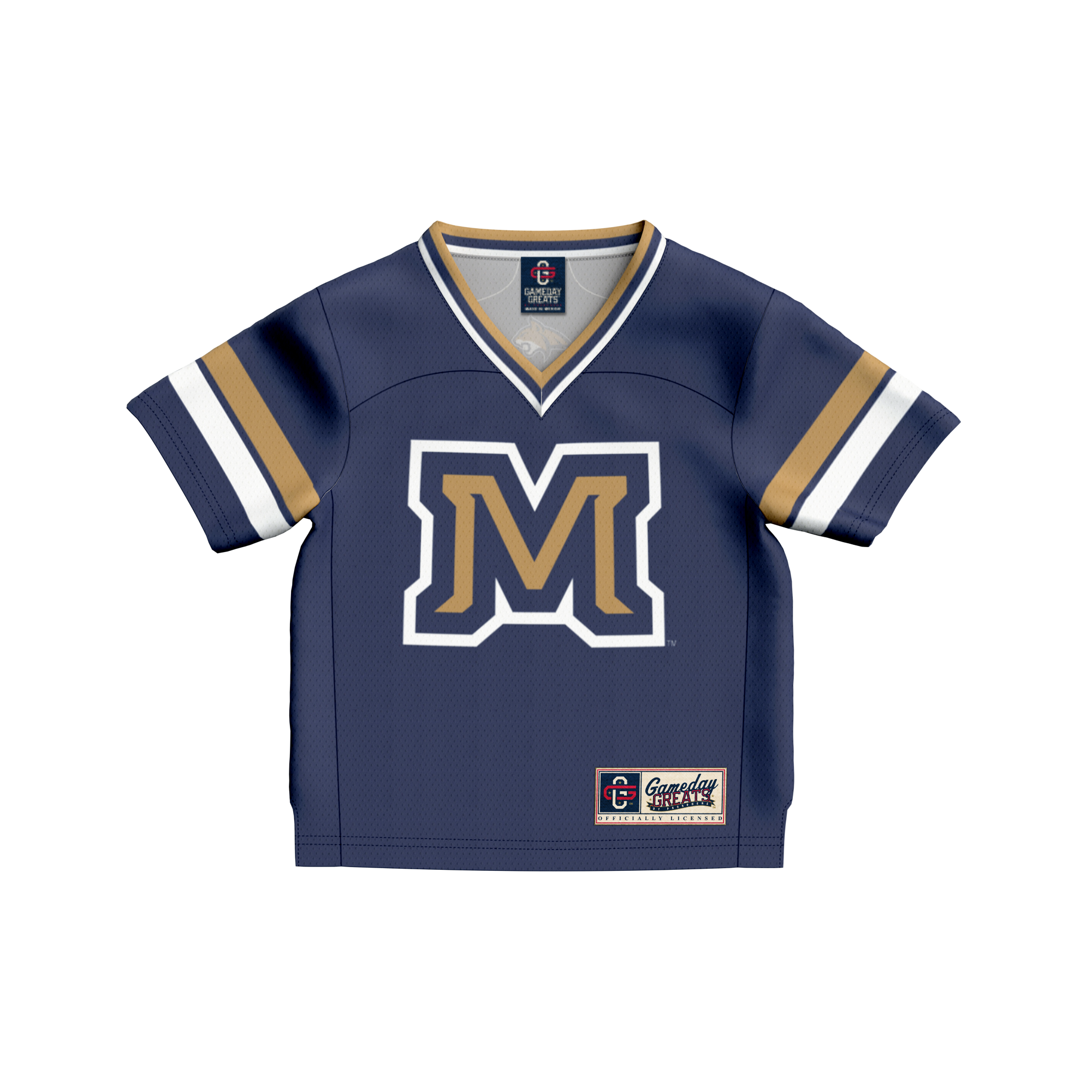 #00 Montana State Bobcats GameDay Greats Toddler Lightweight Collegiate Football Fashion 26/27 Football Jersey - Navy