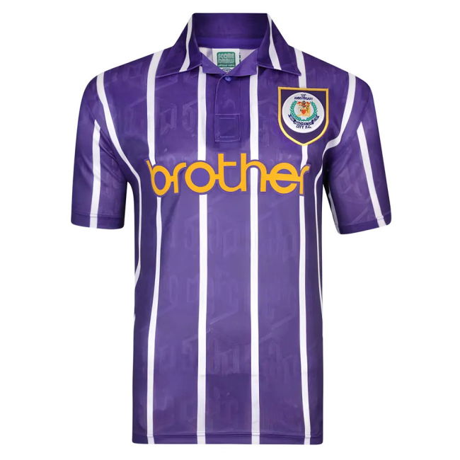 1994 Man City Soccer Jerseys authentic Third Shirt - Adults