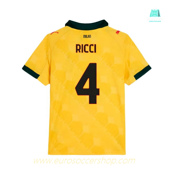 2025-2026 AC Milan Third Shirt (Kids) (Ricci 4)