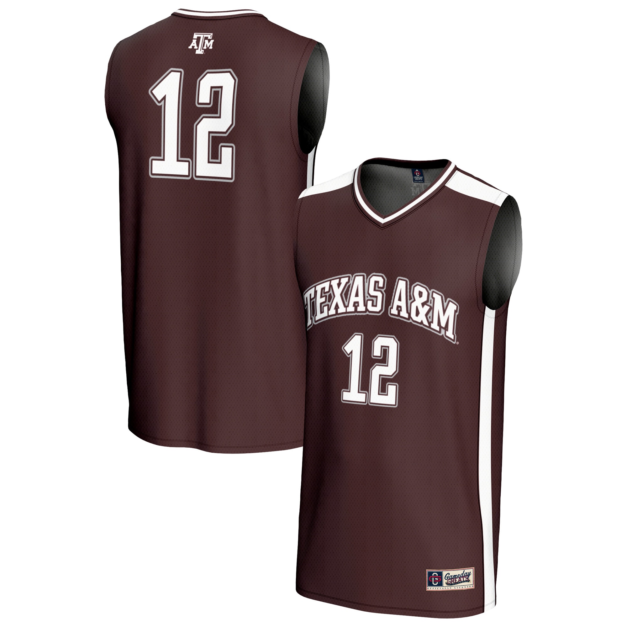 [NJP] Texas A&M Aggies GameDay Greats Unisex Lightweight Basketball Fashion Jersey - Maroon