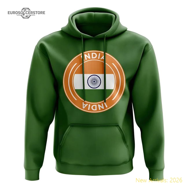 India Football 20242025 Regular Hoodie  Official Athletic
