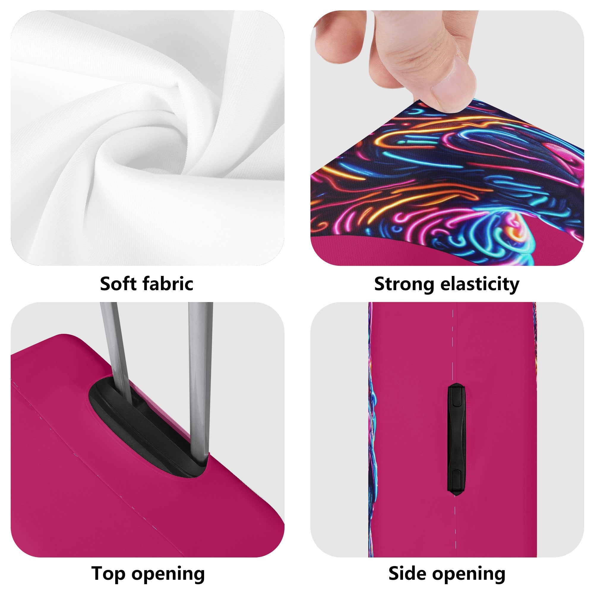Neon Style - Luggage Cover