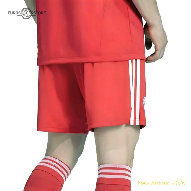 2025-2026 Bayern Munich Third Goalkeeper Shorts (Pure Ruby)