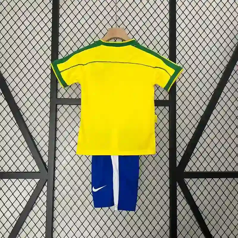 Cheap 1998 Kids Brazil Jersey retro kit
