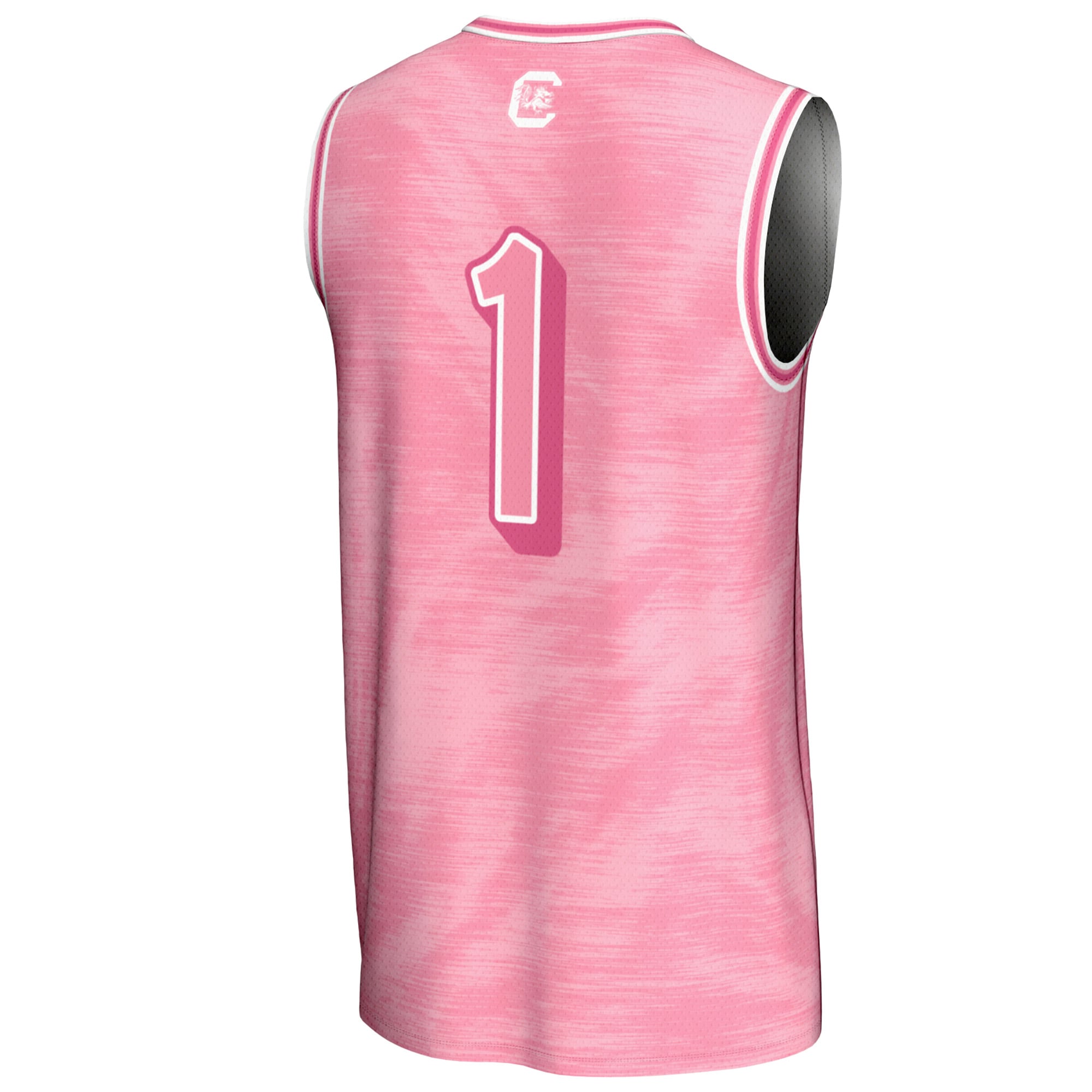 #1 South Carolina Gamecocks GameDay Greats Youth Lightweight Basketball Jersey - Pink