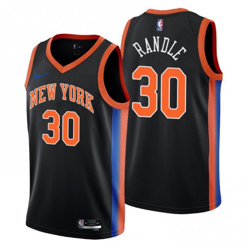 Black Nike York Knicks #30 Clippers Jersey - Performance Fabric